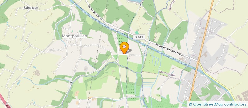 localisation de l'entreprise TOTALENERGIES PROXI SUD OUEST à MONTPOUILLAN