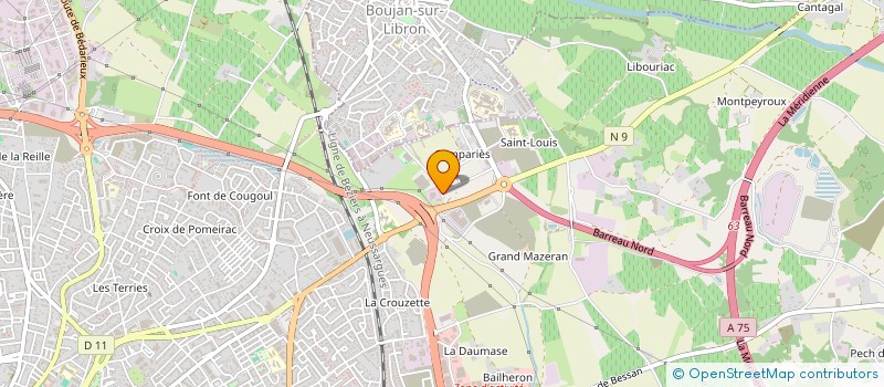 localisation de l'entreprise TOTALENERGIES RENOUVELABLES FRANCE à BEZIERS