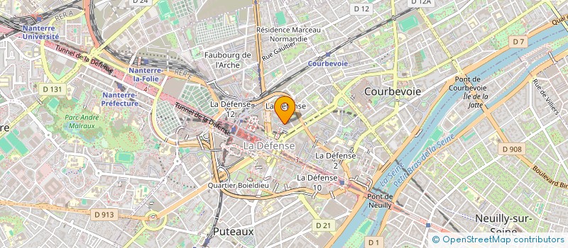 localisation de l'entreprise TOTALENERGIES TREASURY à COURBEVOIE