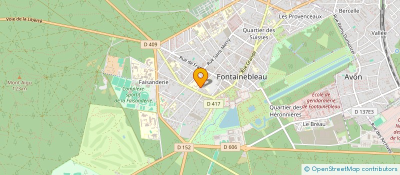 localisation de l'entreprise TOTALIMA FONTAINEBLEAU SOC à FONTAINEBLEAU