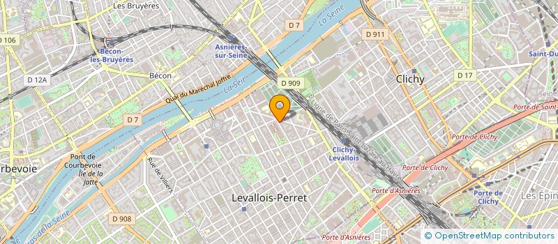 localisation de l'entreprise TOTALISA à LEVALLOIS-PERRET