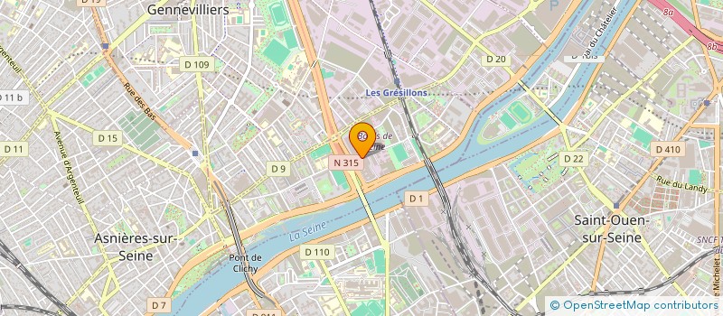 localisation de l'entreprise TOTALPOST SERVICES SAS à ASNIERES-SUR-SEINE