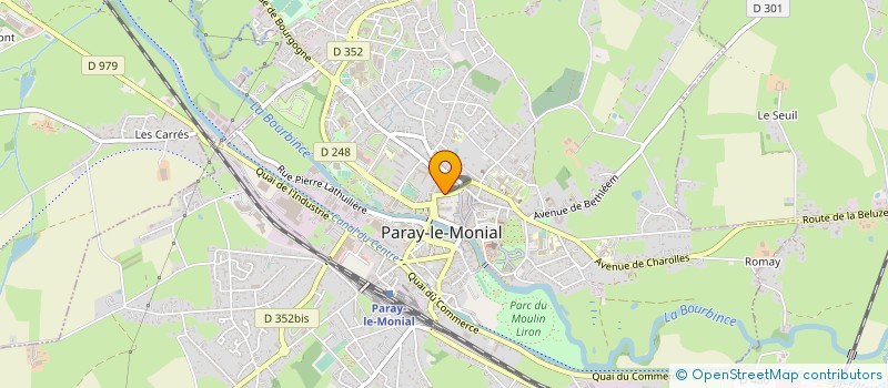 localisation de l'entreprise TOTARO INGENIERIE à PARAY-LE-MONIAL
