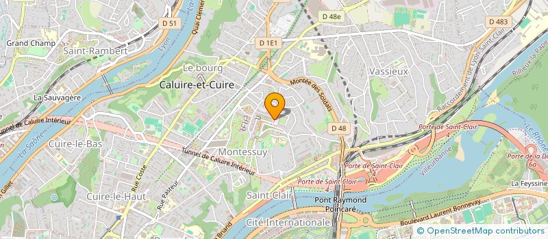 localisation de l'entreprise TOTEIMM  CALUIRE-ET-CUIRE