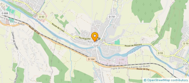 localisation de l'entreprise TOTEM à AOUSTE-SUR-SYE