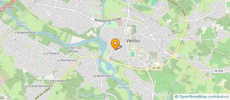 localisation de l'entreprise TOTEM  VERTOU