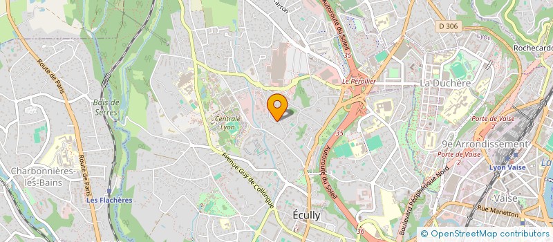 localisation de l'entreprise TOTEM  CHAMPAGNE-AU-MONT-D'OR