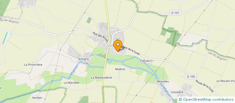 localisation de l'entreprise TOTEM  VAL-DU-MIGNON