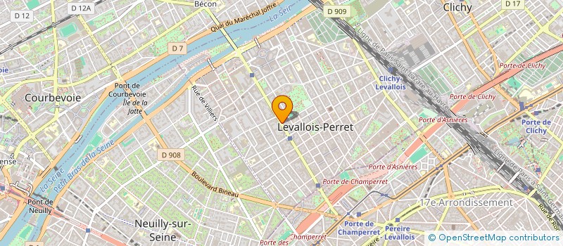 localisation de l'entreprise TOTEM IMMO à LEVALLOIS PERRET