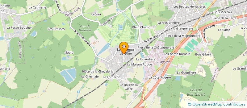 localisation de l'entreprise TOTEM IMMOBILIER  BALLAN-MIRE