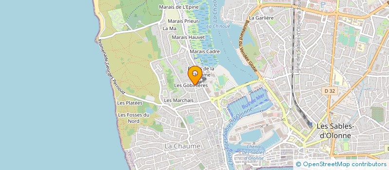 localisation de l'entreprise TOTEM INVEST à LES SABLES D'OLONNE