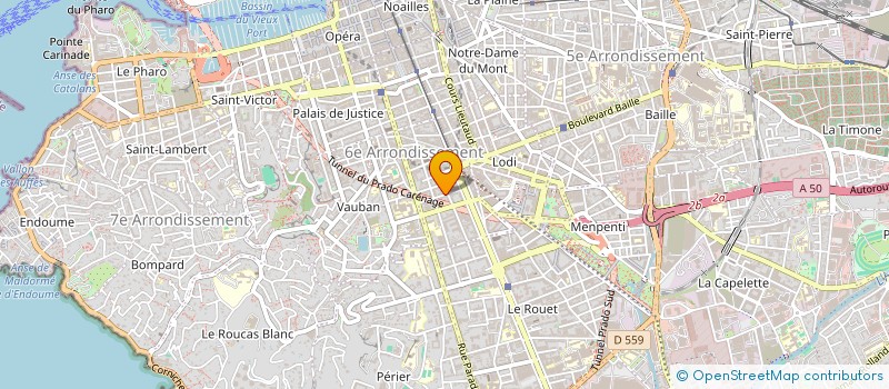 localisation de l'entreprise TOTEM MULTI COMMUNICATION  MARSEILLE