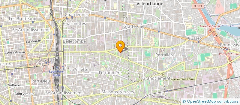 localisation de l'entreprise TOTEME  VILLEURBANNE