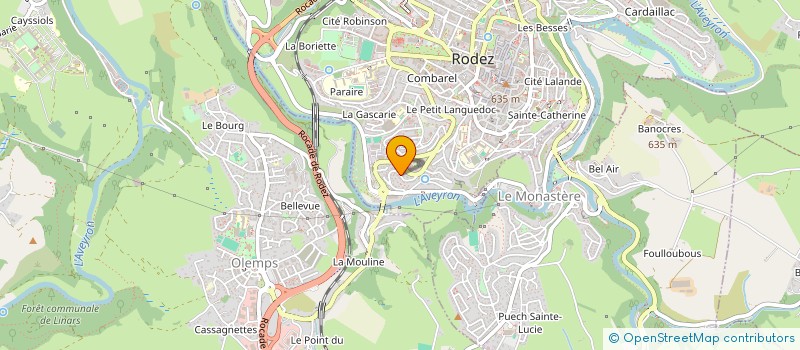 localisation de l'entreprise TOTHEMO  RODEZ