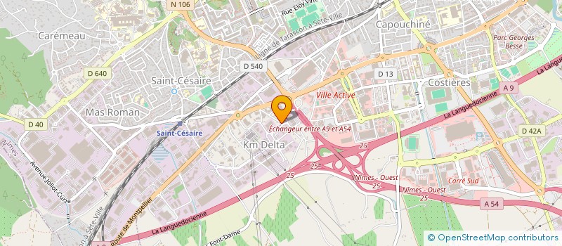 localisation de l'entreprise TOTO  NIMES