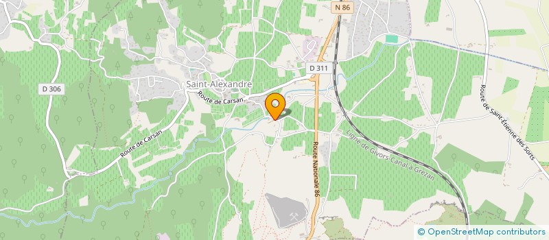 localisation de l'entreprise TOTO CLUB  CARSAN