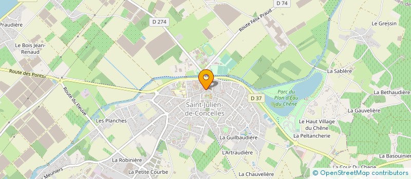 localisation de l'entreprise TOTO ET ZOUZOU  SAINT-JULIEN-DE-CONCELLES