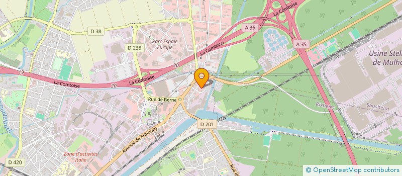 localisation de l'entreprise TOTO PACK à ILLZACH