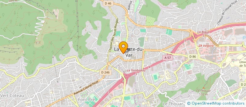 localisation de l'entreprise TOTO SUSHI à LA VALETTE-DU-VAR