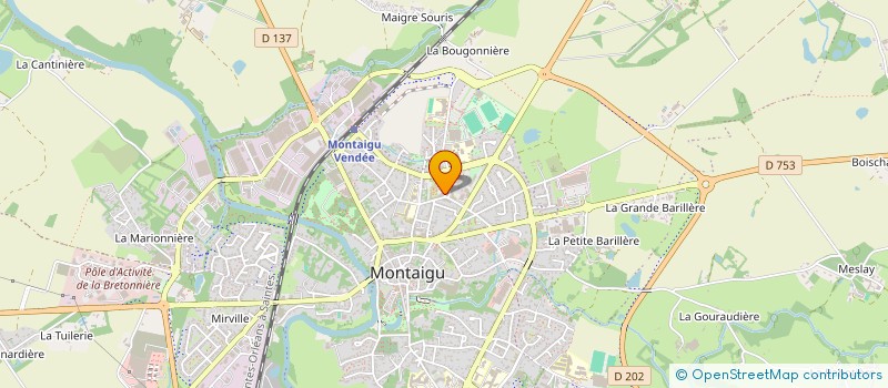 localisation de l'entreprise TOTO VTC à MONTAIGU-VENDEE