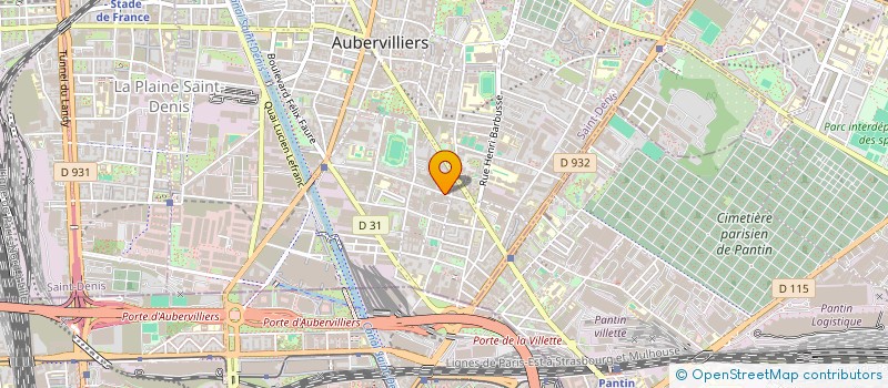 localisation de l'entreprise TOTOF MUAYTHAI D'AUBERVILLIERS  AUBERVILLIERS