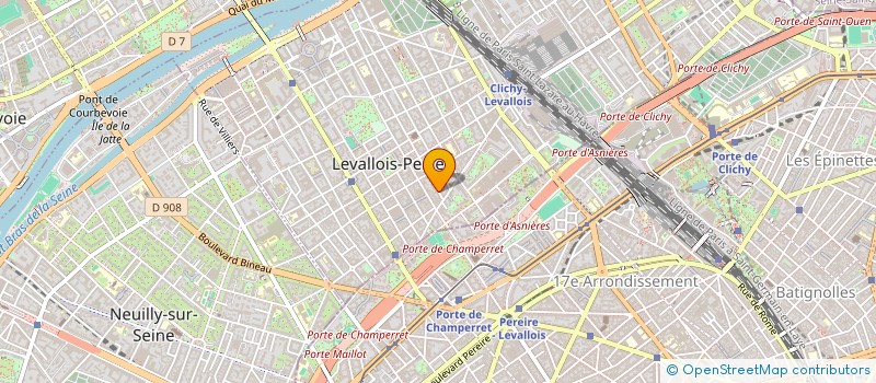 localisation de l'entreprise TOTOMOMI à LEVALLOIS-PERRET