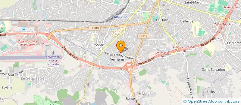 localisation de l'entreprise TOTOR à ALBI