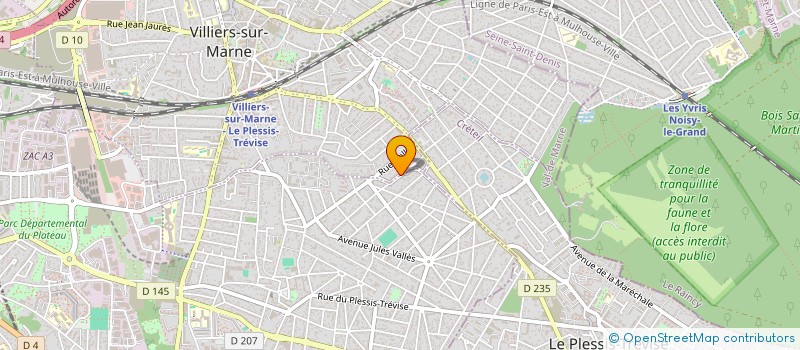 localisation de l'entreprise TOTORO  VILLIERS-SUR-MARNE