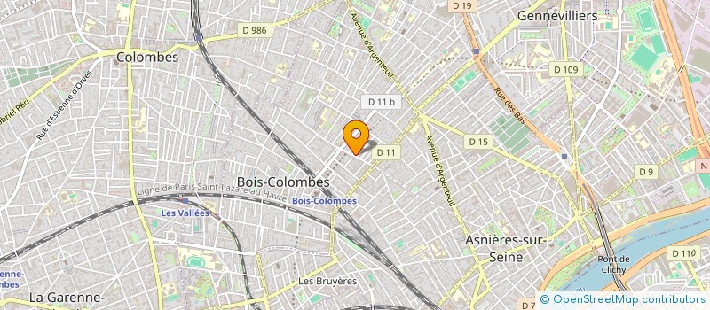 localisation de l'entreprise TOTOUTAR à BOIS-COLOMBES