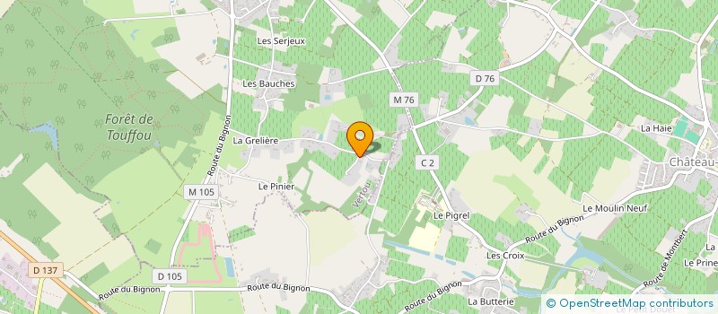 localisation de l'entreprise TOTRAVEL à VERTOU