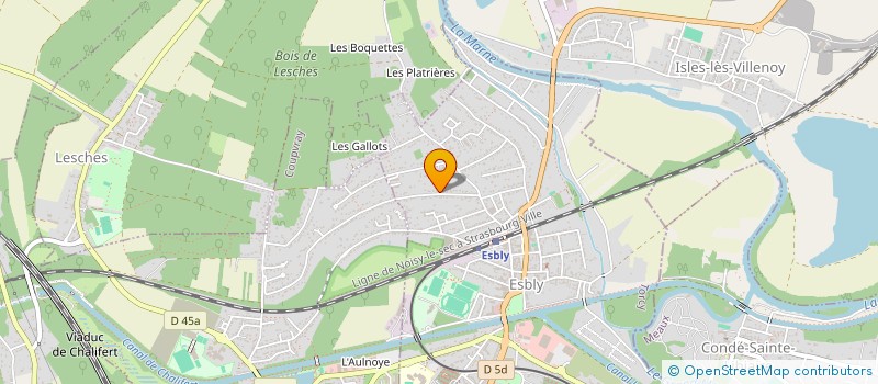 localisation de l'entreprise TOTS BE à ESBLY