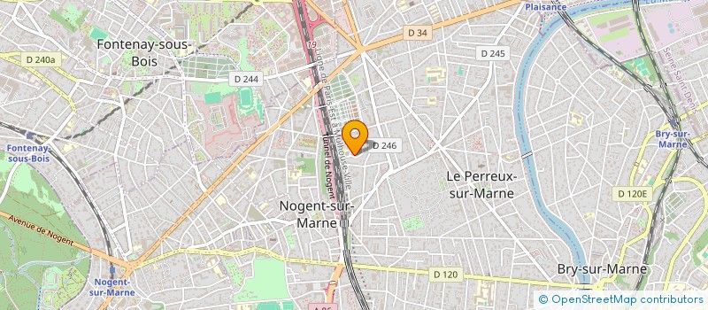 localisation de l'entreprise TOTU à LE PERREUX-SUR-MARNE