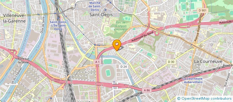 localisation de l'entreprise TOU'CLEAN à SAINT-DENIS