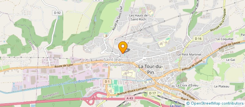 localisation de l'entreprise TOU'SCHUSS  SAINT-JEAN-DE-SOUDAIN