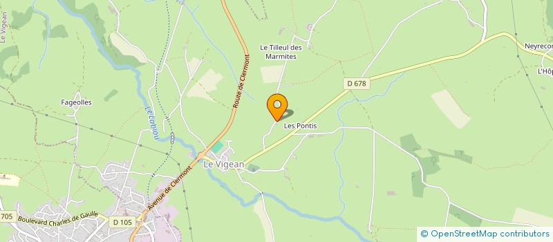 localisation de l'entreprise TOU'TAN CAMION à LE VIGEAN