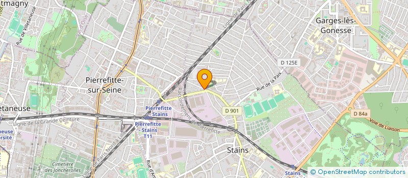 localisation de l'entreprise TOUABI A ET BENTERKI M à STAINS