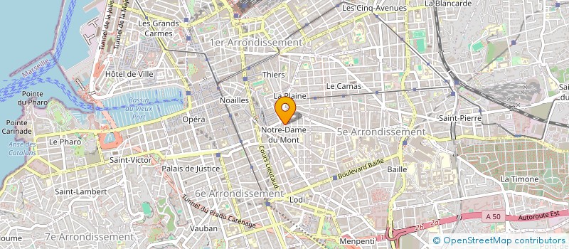 localisation de l'entreprise TOUAG MERAUD INDIVISION à MARSEILLE