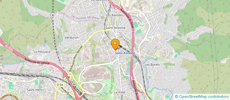 localisation de l'entreprise TOUAHRI à MARSEILLE