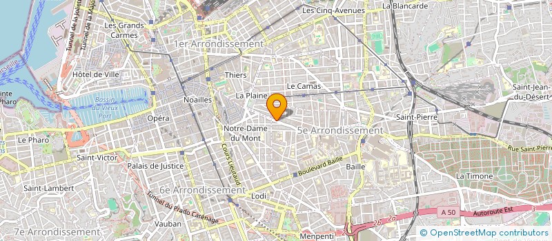 localisation de l'entreprise TOUATI à MARSEILLE