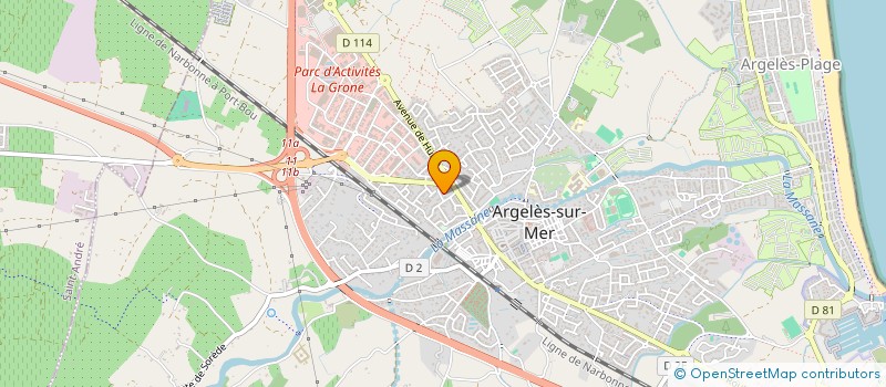 localisation de l'entreprise TOUATI AGRIBIO  ARGELES-SUR-MER