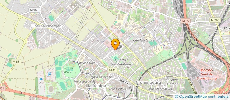 localisation de l'entreprise TOUBAB  STRASBOURG