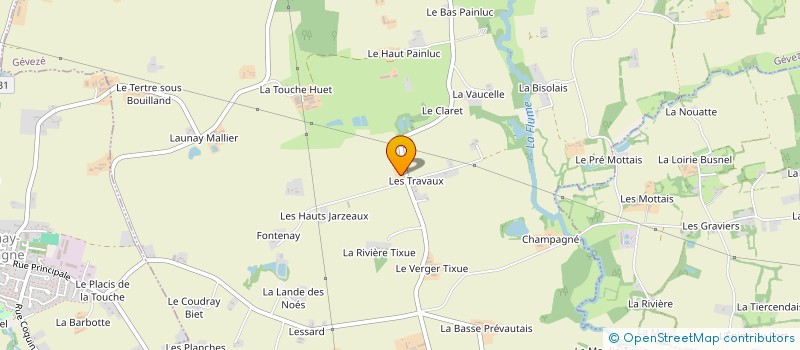 localisation de l'entreprise TOUBABS ZAILEES  GEVEZE