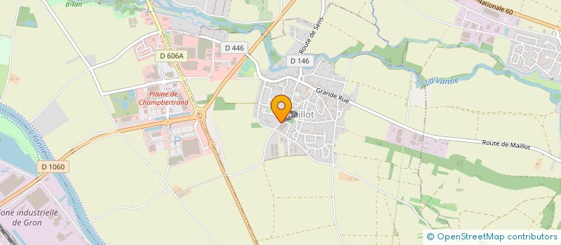 localisation de l'entreprise TOUBAK à MAILLOT
