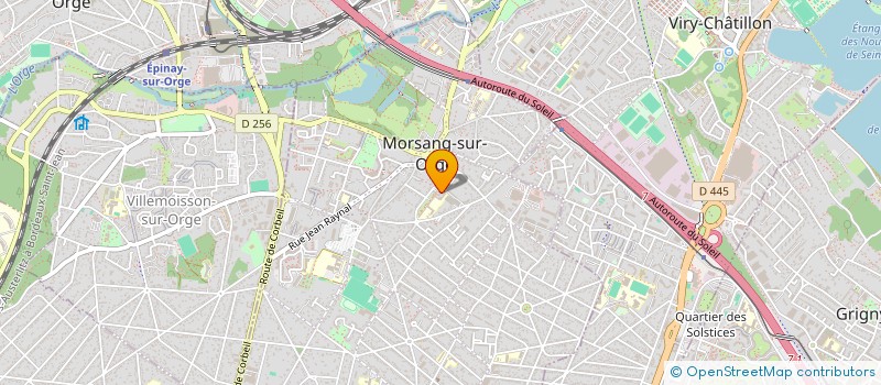 localisation de l'entreprise TOUBAT  MORSANG-SUR-ORGE