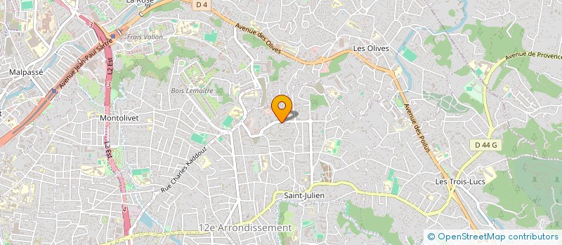 localisation de l'entreprise TOUBAT à MARSEILLE