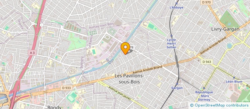 localisation de l'entreprise TOUBBABI à LES PAVILLONS-SOUS-BOIS