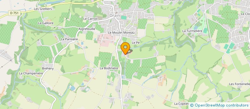 localisation de l'entreprise TOUBLANC à OREE-D'ANJOU