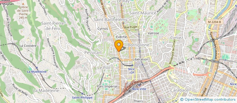 localisation de l'entreprise TOUBOLETS SAVENKOVA à NICE