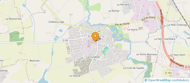 localisation de l'entreprise TOUBUREAU à SAINT-ERBLON