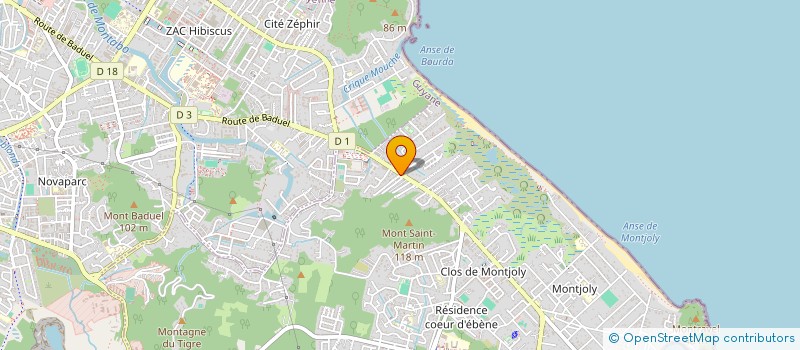 localisation de l'entreprise TOUCAN TOCO  CAYENNE